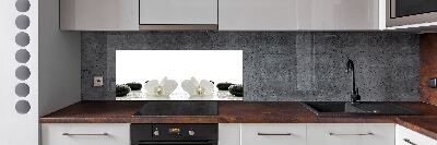 Pannello paraschizzi cucina con motivo orchidea