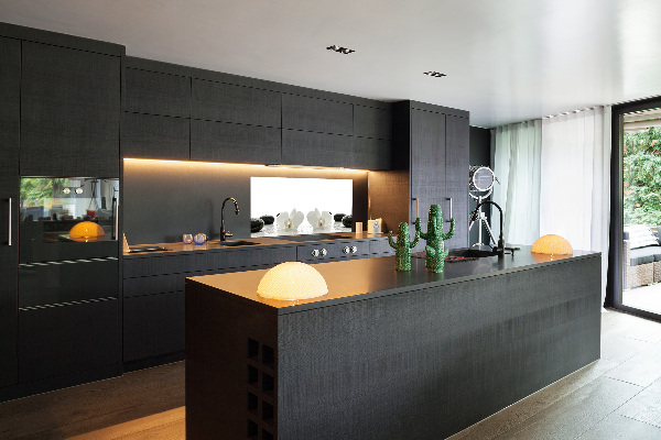 Pannello paraschizzi cucina con motivo orchidea