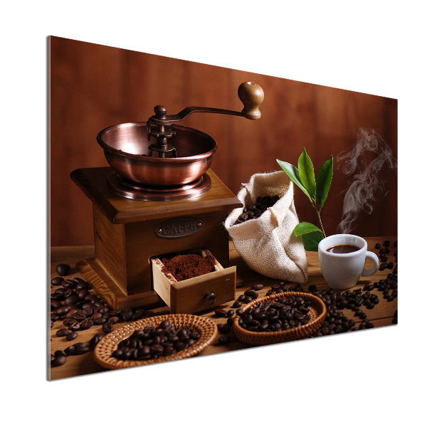 Rivestimento parete cucina con motivo a una tazza di espresso