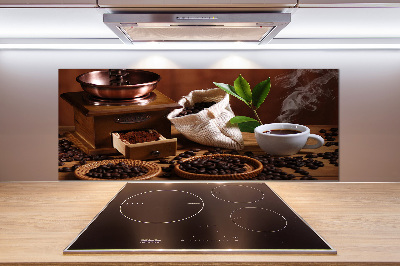 Rivestimento parete cucina con motivo a una tazza di espresso