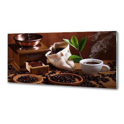 Rivestimento parete cucina con motivo a una tazza di espresso