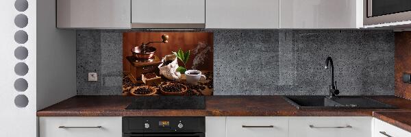 Rivestimento parete cucina con motivo a una tazza di espresso