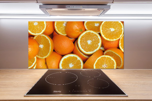 Pannello retrocucina con motivo a metà arance