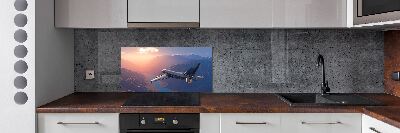 Rivestimento parete cucina design Aereo per piani di cottura e backsplash
