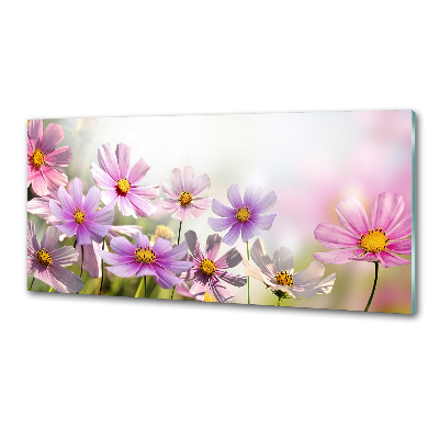 Pannello retrocucina con motivo di fiori nel prato