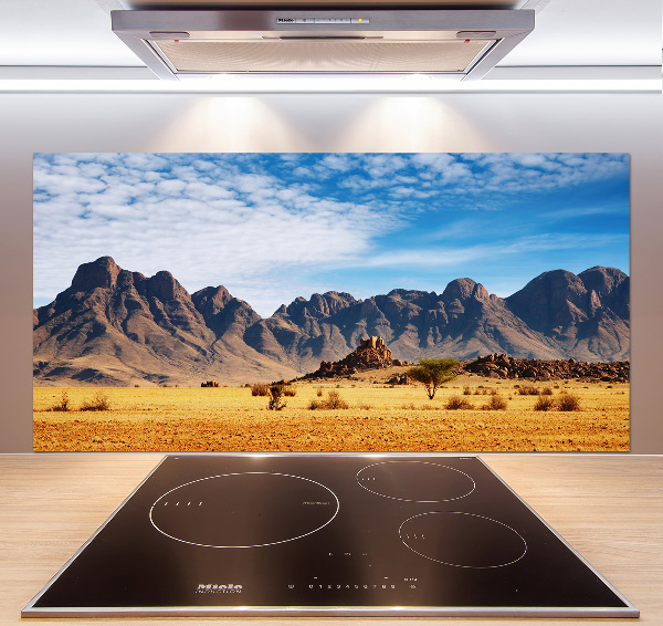 Rivestimento parete cucina con motivo Rocce in Namibia