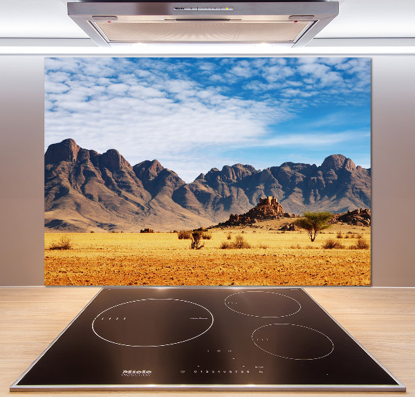 Rivestimento parete cucina con motivo Rocce in Namibia