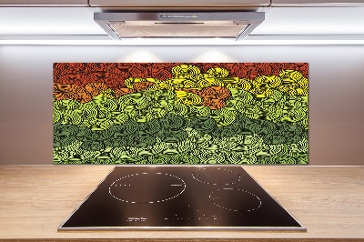 Pannello paraschizzi cucina con motivo 