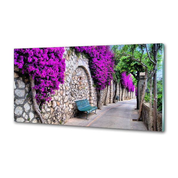 Rivestimento parete cucina con il motivo 