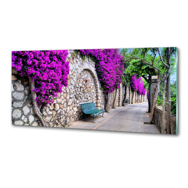 Rivestimento parete cucina con il motivo 