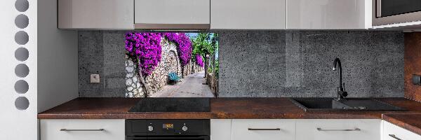 Rivestimento parete cucina con il motivo 