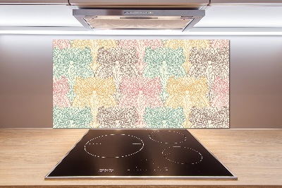 Rivestimento parete cucina con motivo Gufi