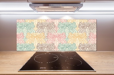 Rivestimento parete cucina con motivo Gufi