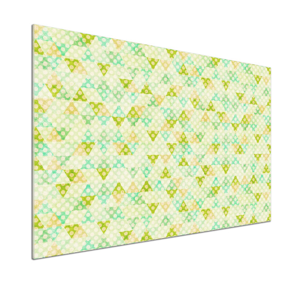 Pannello paraschizzi cucina con motivo a sfondo geometrico