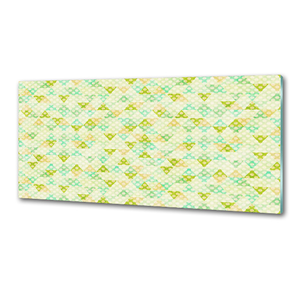 Pannello paraschizzi cucina con motivo a sfondo geometrico