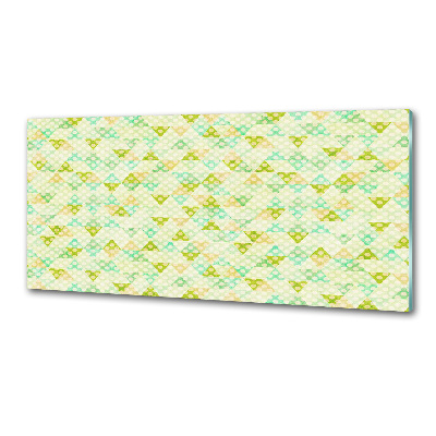 Pannello paraschizzi cucina con motivo a sfondo geometrico