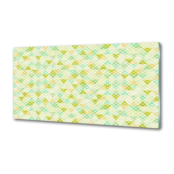 Pannello paraschizzi cucina con motivo a sfondo geometrico