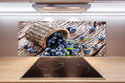 Pannello paraschizzi cucina con stampa raffigurante bacche in un cestino