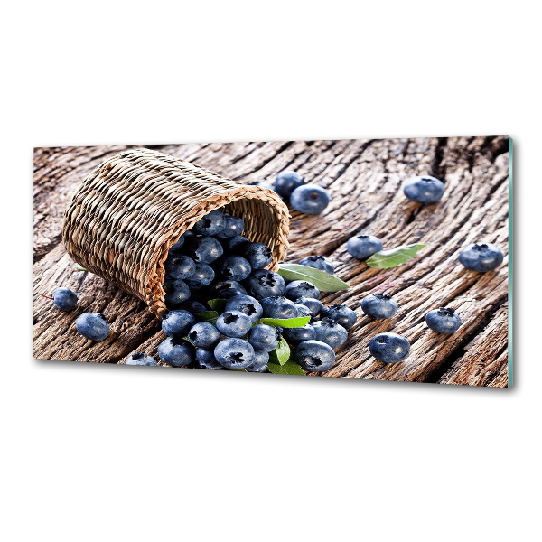 Pannello paraschizzi cucina con stampa raffigurante bacche in un cestino