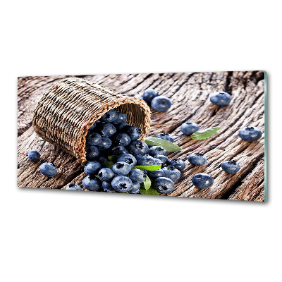 Pannello paraschizzi cucina con stampa raffigurante bacche in un cestino