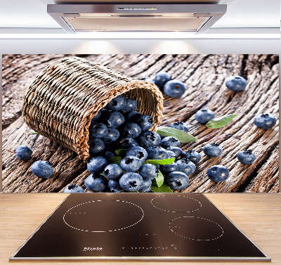 Pannello paraschizzi cucina con stampa raffigurante bacche in un cestino