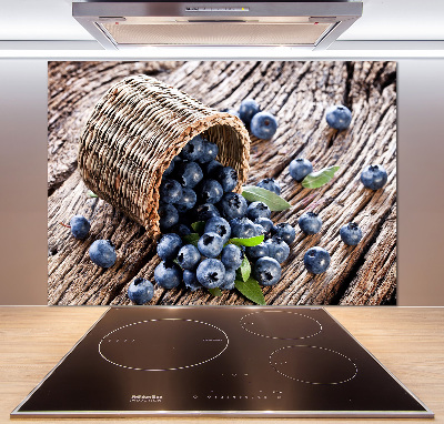 Pannello paraschizzi cucina con stampa raffigurante bacche in un cestino