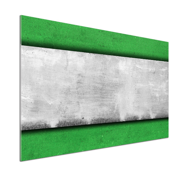 Rivestimento parete cucina in colore verde