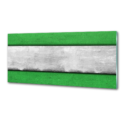 Rivestimento parete cucina in colore verde