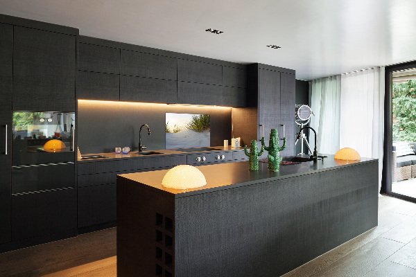 Rivestimento parete cucina con motivo Dune costiere