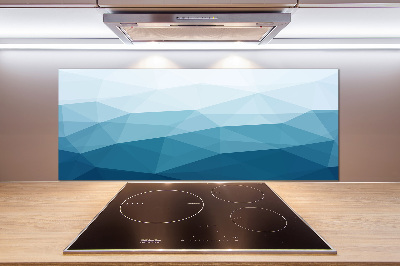 Pannello retrocucina con motivo astratto per parete