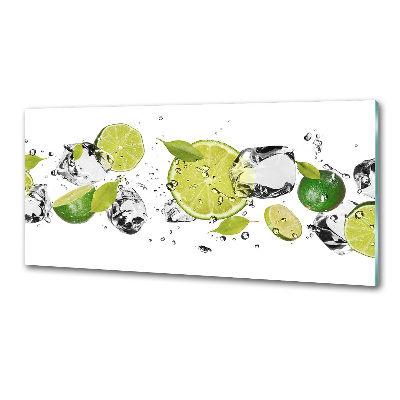 Pannello paraschizzi cucina in finitura Calce e Acqua