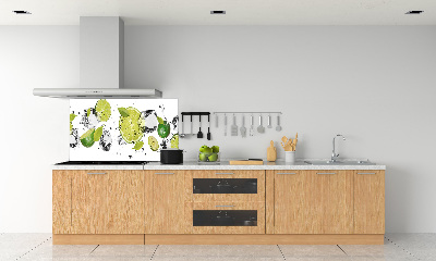 Pannello paraschizzi cucina in finitura Calce e Acqua