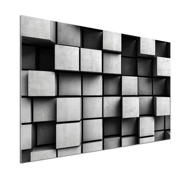 Rivestimento parete cucina con motivo astratto