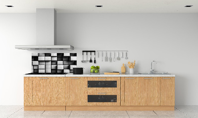 Rivestimento parete cucina con motivo astratto