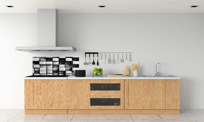 Rivestimento parete cucina con motivo astratto