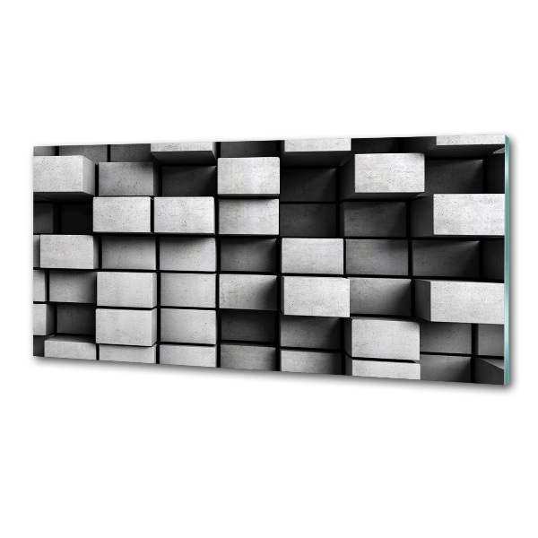 Rivestimento parete cucina con motivo astratto