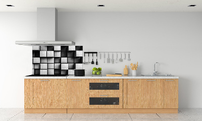 Rivestimento parete cucina con motivo astratto