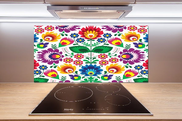 Pannello retrocucina con motivo etnico