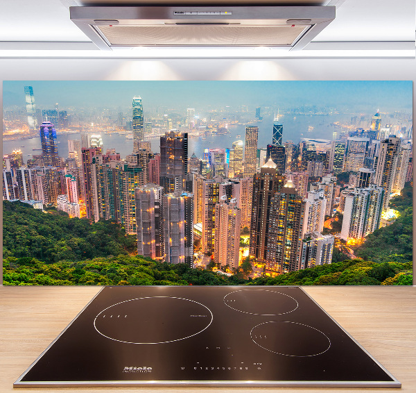 Rivestimento parete cucina in stile Hong Kong