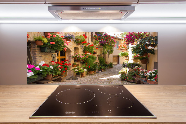 Pannello paraschizzi cucina con motivo raffigurante una strada affascinante