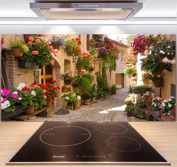 Pannello paraschizzi cucina con motivo raffigurante una strada affascinante