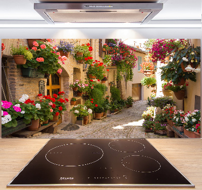 Pannello paraschizzi cucina con motivo raffigurante una strada affascinante