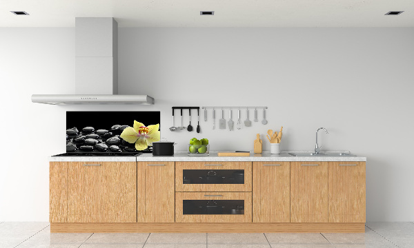 Pannello retrocucina con motivo orchidea