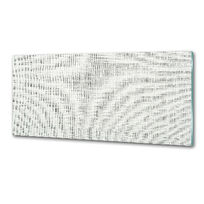 Pannello paraschizzi cucina in tela di lino bianca