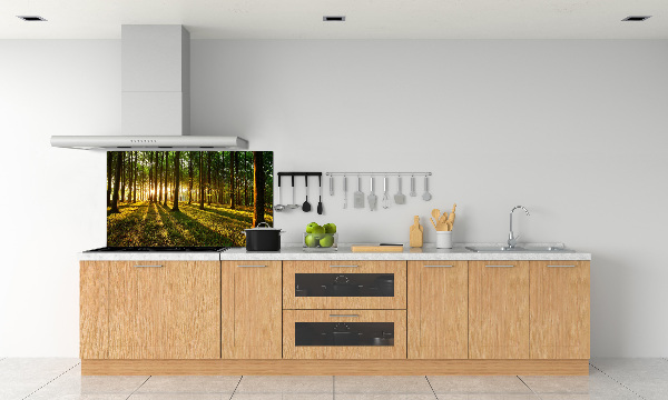 Pannello paraschizzi cucina con motivo Raggi di sole