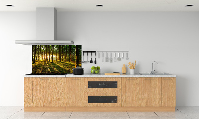 Pannello paraschizzi cucina con motivo Raggi di sole