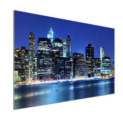 Rivestimento parete cucina con motivo ispirato a Manhattan, New York