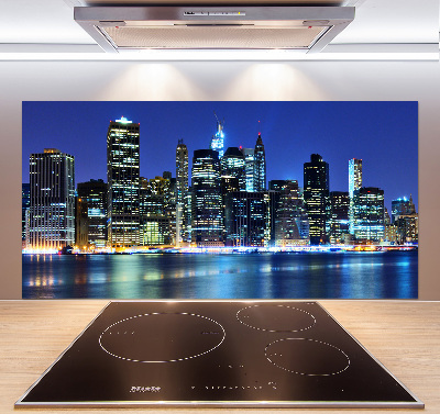 Rivestimento parete cucina con motivo ispirato a Manhattan, New York