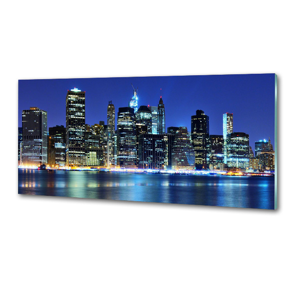 Rivestimento parete cucina con motivo ispirato a Manhattan, New York