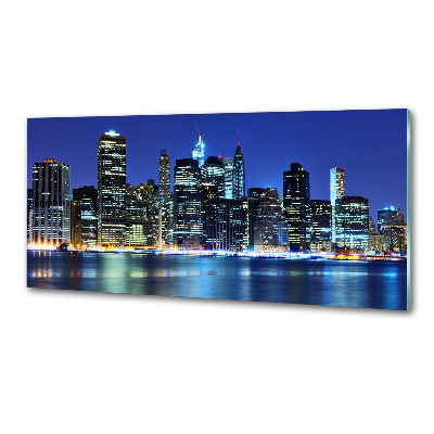 Rivestimento parete cucina con motivo ispirato a Manhattan, New York